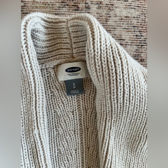 Old navy womens knitting cream cardigan sweater small - Picture 4 of 4